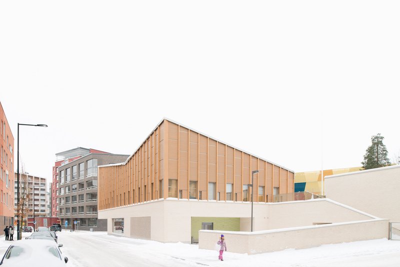 Postiljooni Daycare Center / Verstas Architects - Exterior Photography, Concrete