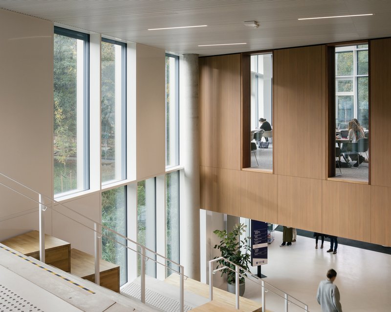 Learning and Innovation Center / evr-Architecten - Interior Photography, Wood