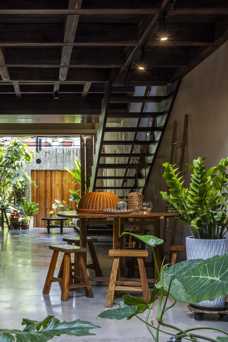 Casa S / MM++ architects - Fotografia de Interiores, Sala de Jantar, Madeira, Cadeira, Aido, Pátio