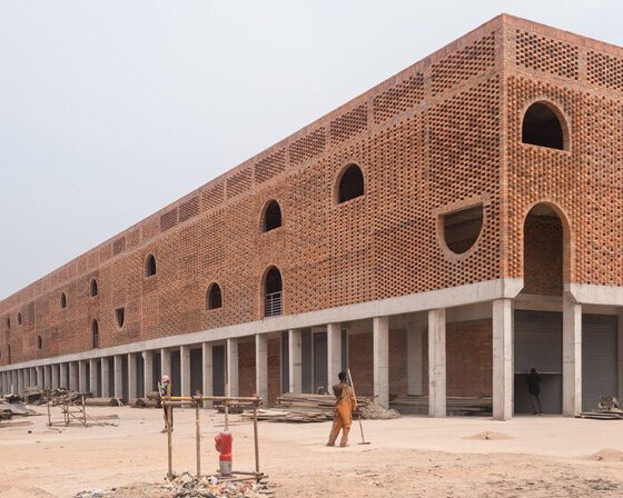 kinshasa's historic central market reopens as climate-responsive civic landmark