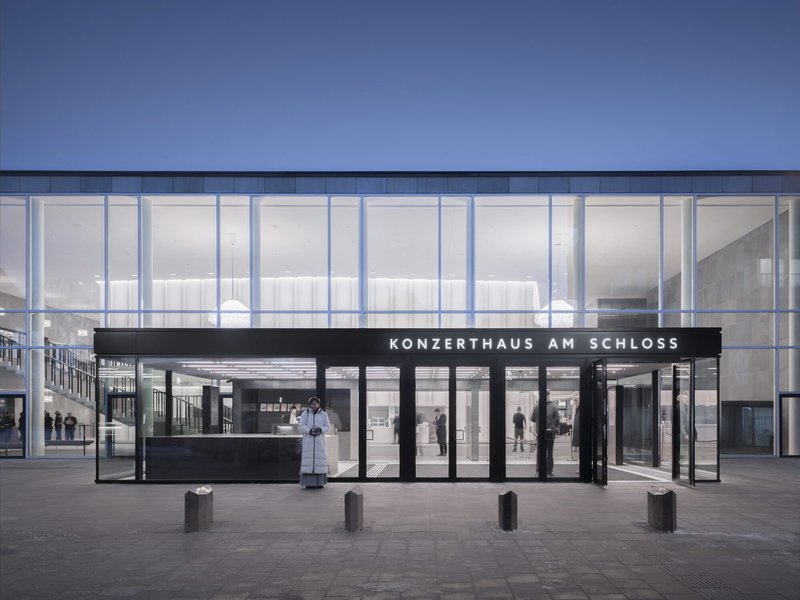 Concert Hall at Kiel Castle Renovation and Conversion / gmp Architects + bbp : architekten - Exterior Photography, Glass, Concrete