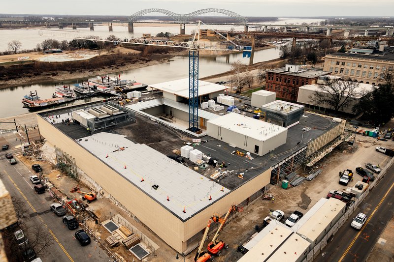 Construction Advances on Herzog & de Meuron’s Timber-Structured Memphis Art Museum Ahead of 2026 Opening - Image 2 of 27