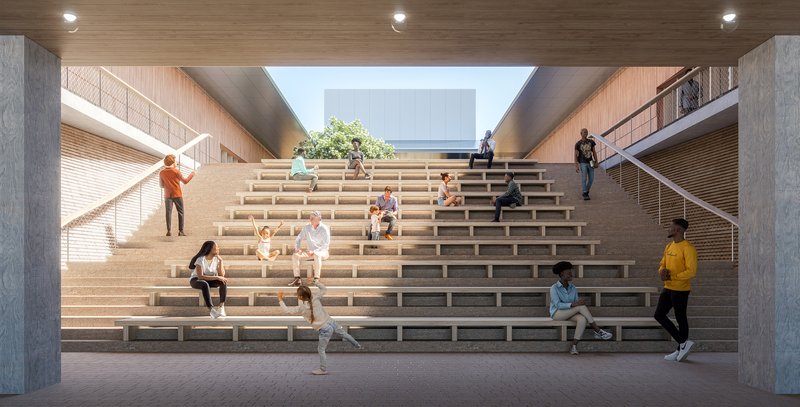 Construction Advances on Herzog & de Meuron’s Timber-Structured Memphis Art Museum Ahead of 2026 Opening - Image 21 of 27